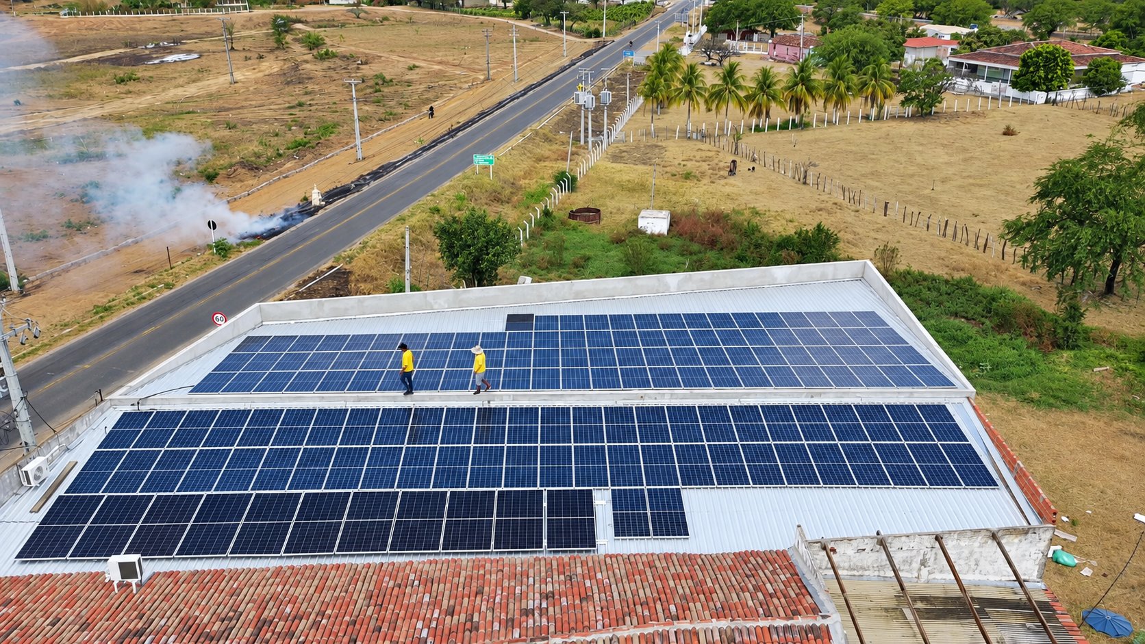 Grande instalação solar realizada pela MonteSol